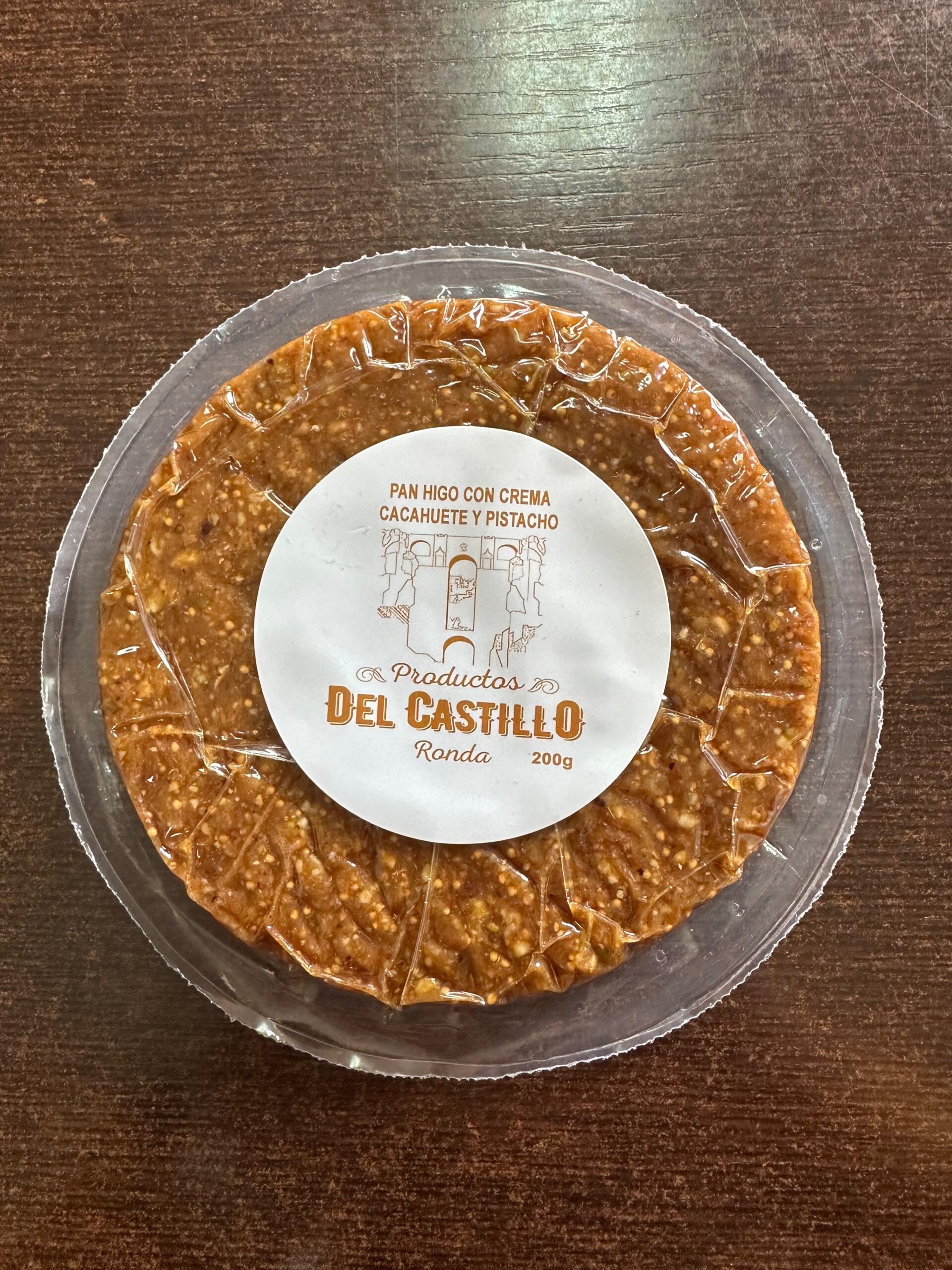 Pan Ronda Pan Higos con crema de cacahuete y pistachos - Productos Del Castillo Ronda